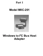 Предварительный просмотр 5 страницы MCC MIIC-201 User Manual