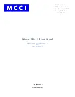 MCCI Catena 4611 User Manual preview