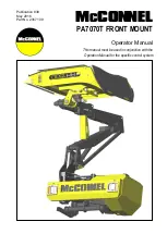 Preview for 1 page of McConnel P70S Operator'S Manual