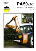 McConnel PA50 Mk3 Operator'S Manual preview