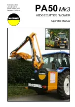 Preview for 1 page of McConnel PA50 Mk3 Operator'S Manual