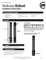 Preview for 1 page of McCue BOL-WALKWAY Installation Instructions