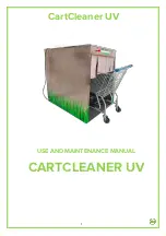 Предварительный просмотр 1 страницы McCue CartCleaner UV Use And Maintenance Manual