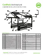 Предварительный просмотр 1 страницы McCue CartPark Architectural Installation Instructions Manual