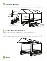 Предварительный просмотр 10 страницы McCue CartPark Architectural Installation Instructions Manual