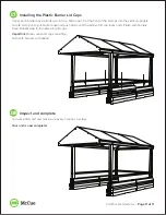 Предварительный просмотр 11 страницы McCue CartPark Architectural Installation Instructions Manual