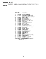 Предварительный просмотр 15 страницы McCulloch 180HCRD Illustrated Parts Breakdown