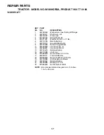 Предварительный просмотр 17 страницы McCulloch 180HCRD Illustrated Parts Breakdown