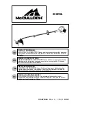 McCulloch 250CXL Instruction Manual preview