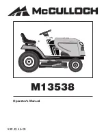 McCulloch 532 43 45-03 Operator'S Manual preview