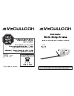 Preview for 1 page of McCulloch 6096-203A12 User Manual