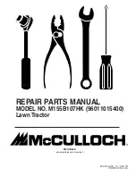 McCulloch 96011015400 Repair Parts Manual preview