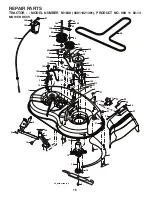 Preview for 16 page of McCulloch 96011021301 Repair Parts Manual