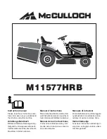 McCulloch 96041012400 Instruction Manual preview