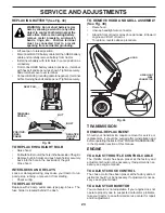 Preview for 23 page of McCulloch 96041018000 Operator'S Manual