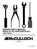 McCulloch 96061001801 Repair Parts Manual preview