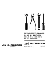 Preview for 1 page of McCulloch 96141011700 Repair Parts Manual