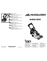 McCulloch 96141014103 Instruction Manual preview