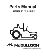 Preview for 1 page of McCulloch 966582001 Parts Manual