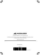 Preview for 52 page of McCulloch 967798103 Operator'S Manual