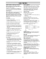 Preview for 70 page of McCulloch B33 P Operator Instructions Manual