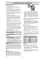 Preview for 93 page of McCulloch B33 P Operator Instructions Manual