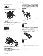 Preview for 22 page of McCulloch B40 P ELITE Operator'S Manual