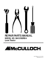 Preview for 1 page of McCulloch BA12592RBA Repair Parts Manual