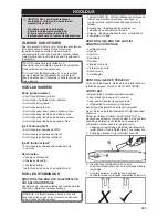 Preview for 223 page of McCulloch CS 42S Operator'S Manual