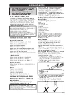 Preview for 299 page of McCulloch CS 42S Operator'S Manual