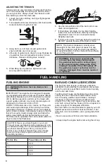 Preview for 8 page of McCulloch CS 50S Operator'S Manual