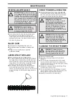 Предварительный просмотр 11 страницы McCulloch Li 40HT Operator'S Manual