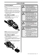 Preview for 161 page of McCulloch Li 40HT Operator'S Manual