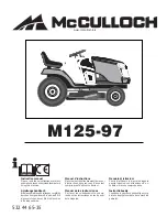 Preview for 1 page of McCulloch M125-97 Instruction Manual