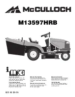 McCulloch M13597HRB Instruction Manual preview