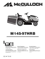 McCulloch M145-97HRB Instruction Manual preview