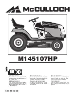 Preview for 1 page of McCulloch M145107HP Instruction Manual