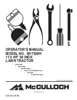 McCulloch M17538H Operator'S Manual preview