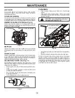 Preview for 18 page of McCulloch M17538H Operator'S Manual