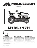 McCulloch M185-117H Instruction Manual preview