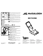 McCulloch M3750SM Instruction Manual предпросмотр