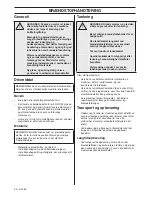 Preview for 20 page of McCulloch M40-110 CLASSIC Operator'S Manual