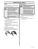 Preview for 31 page of McCulloch M40-110 CLASSIC Operator'S Manual