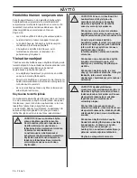 Preview for 34 page of McCulloch M40-110 CLASSIC Operator'S Manual