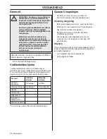 Preview for 50 page of McCulloch M40-110 CLASSIC Operator'S Manual