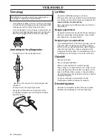 Preview for 52 page of McCulloch M40-110 CLASSIC Operator'S Manual