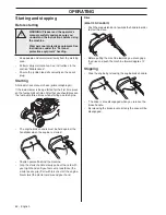 Preview for 62 page of McCulloch M40-110 CLASSIC Operator'S Manual