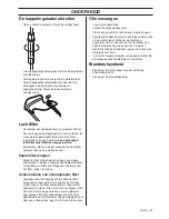 Preview for 91 page of McCulloch M40-110 CLASSIC Operator'S Manual