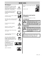 Preview for 93 page of McCulloch M40-110 CLASSIC Operator'S Manual