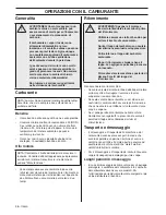 Preview for 98 page of McCulloch M40-110 CLASSIC Operator'S Manual